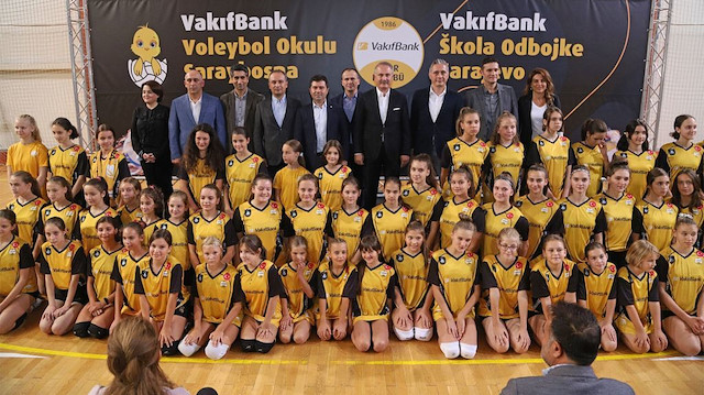 VakıfBank Spor Kulübü'nden Saraybosna Voleybol Okulu'nda üst düzey ziyaret