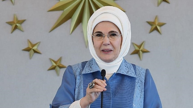 ​​أمينة أردوغان تشيد بحسن الضيافة في تركمانستان