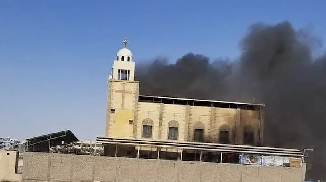مصر.. إخماد حريق في كنيسة بالمنيا ولا إصابات