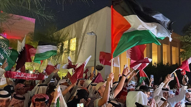 حماس تشيد بالتضامن مع القضية الفلسطينية في المونديال بقطر