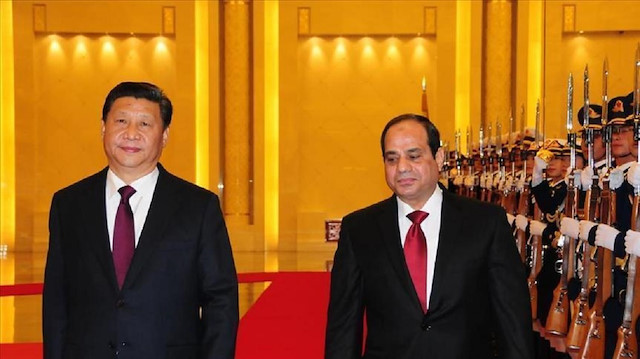 رئيسا مصر والصين يبحثان تطورات الشرق الأوسط