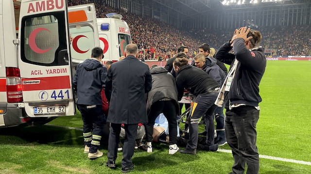 Olaylı maçın ambulans servisi kapatıldı