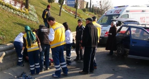 Önce çarptı sonra kaçtı