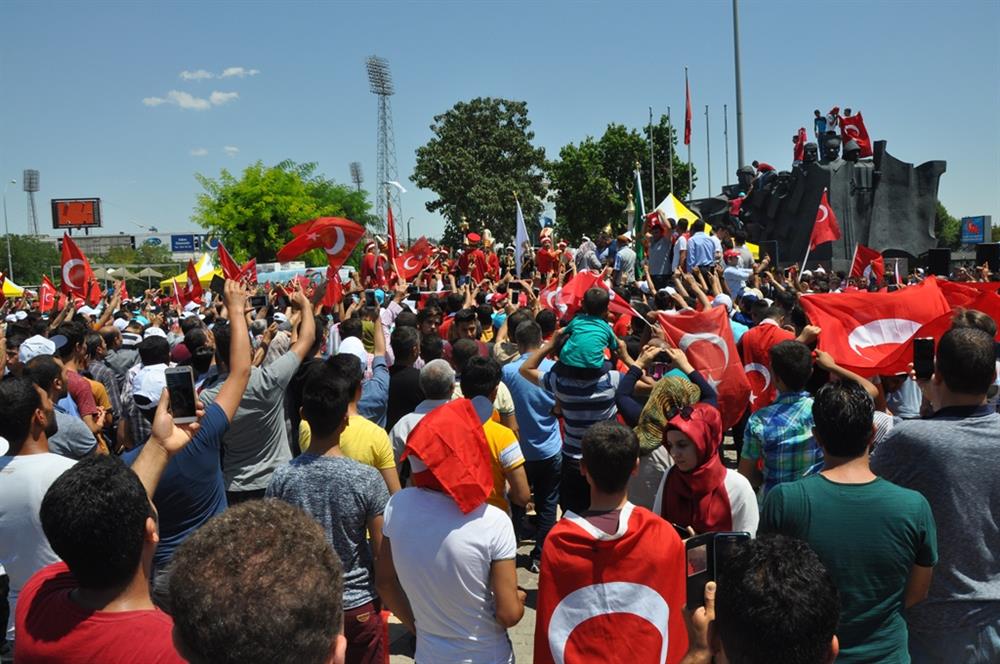 Thousands take to streets across Turkey for democracy
