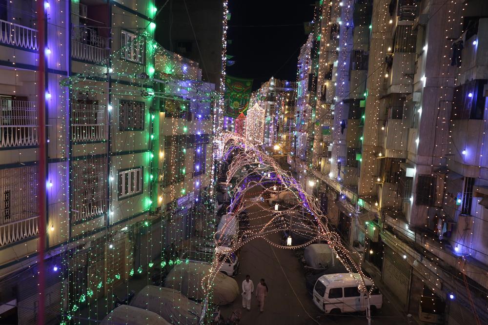 Mawlid al-Nabi celebrations in Pakistan's Karachi