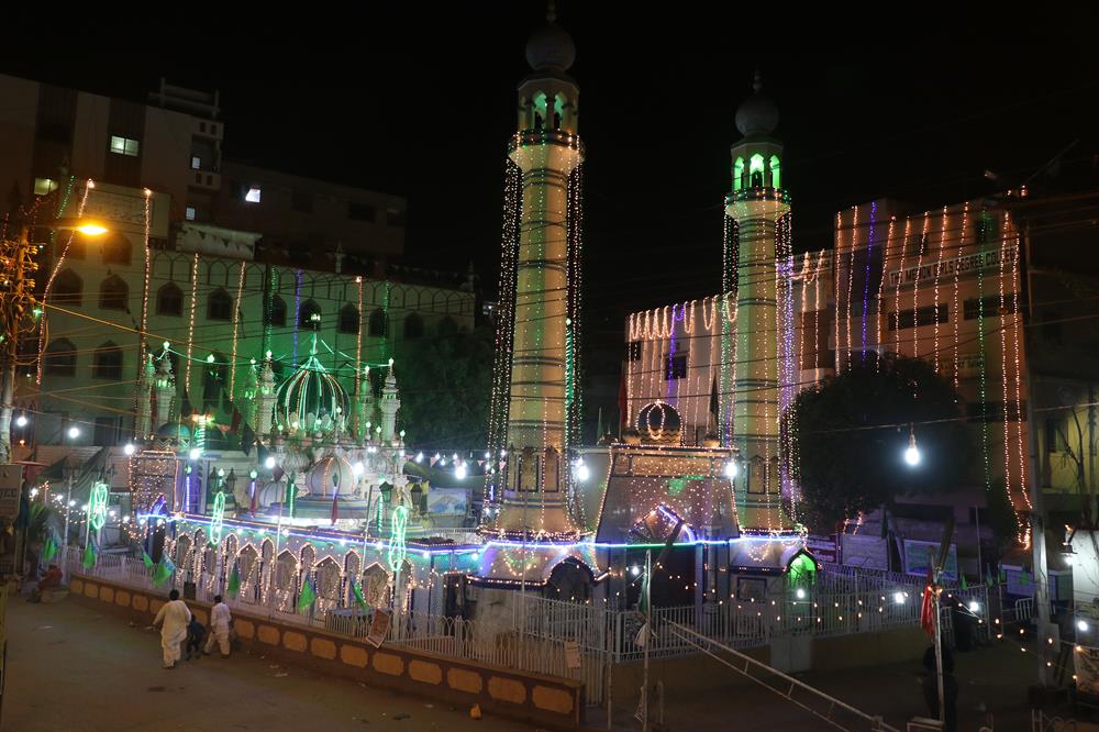 Mawlid al-Nabi celebrations in Pakistan's Karachi
