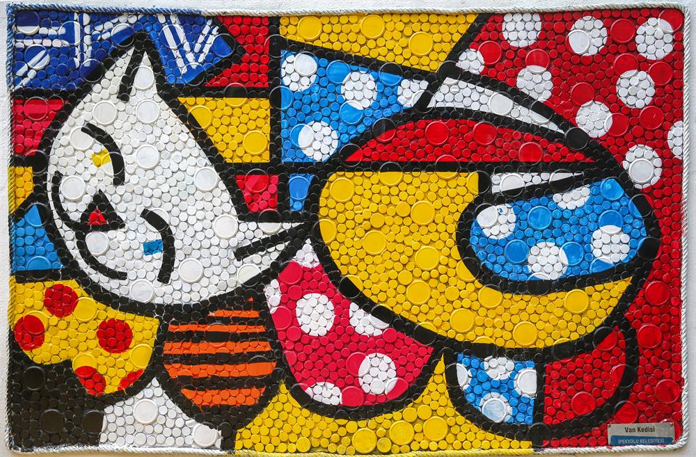 Turkey brings famous works of art to life with recycled materials