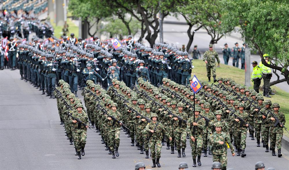 Colombia celebrates its 208th independence anniversary with a military