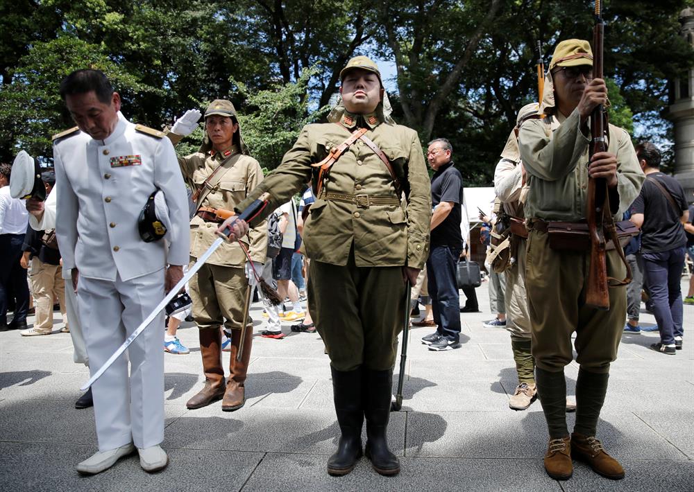 73rd anniversary of Japan's surrender in World War Two