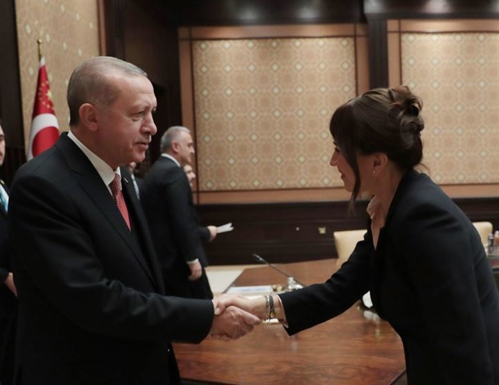 Erdoğan hosts Turkish movie stars at the Presidential Complex