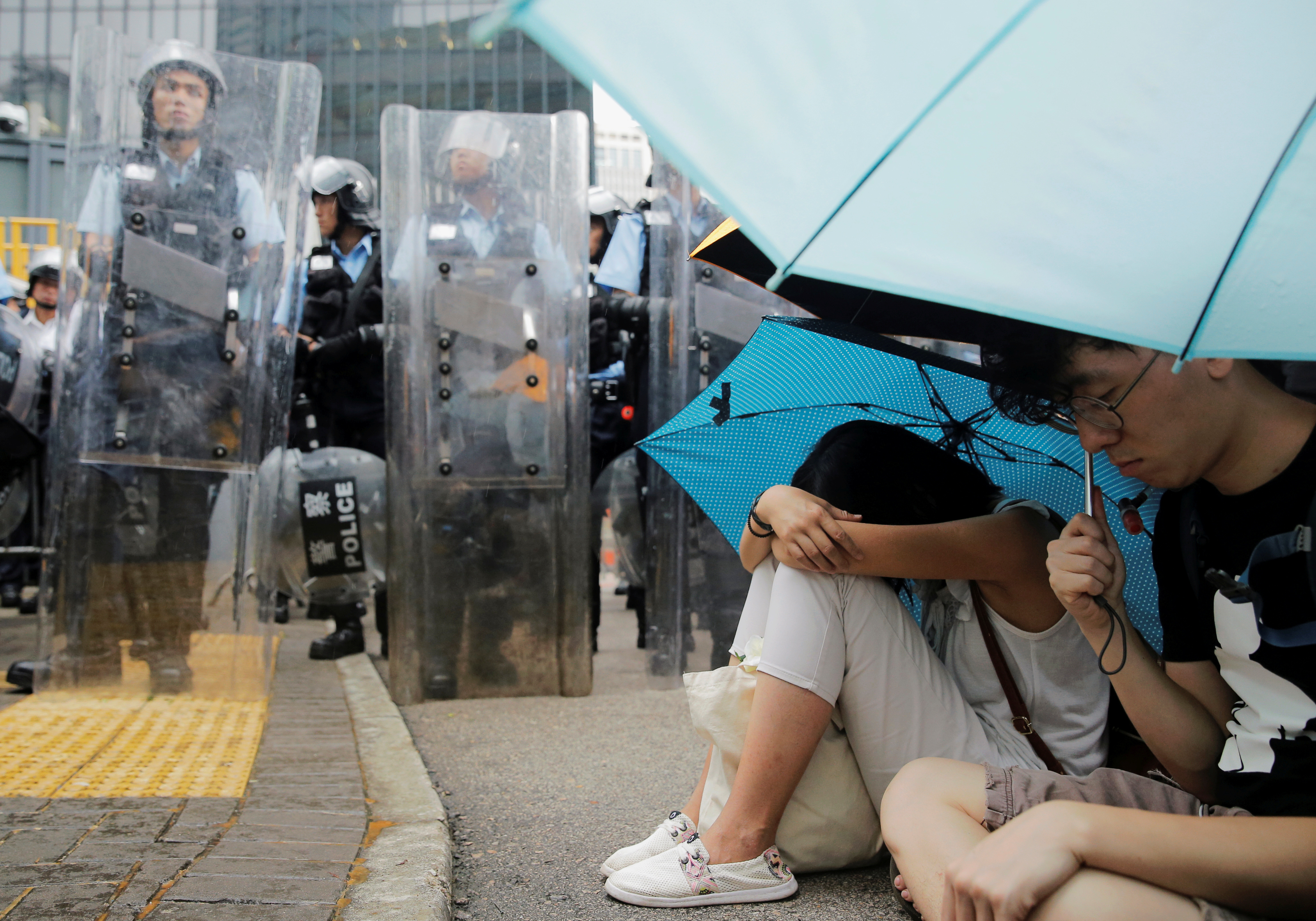 Demonstration against a proposed extradition bill in Hong Kong
