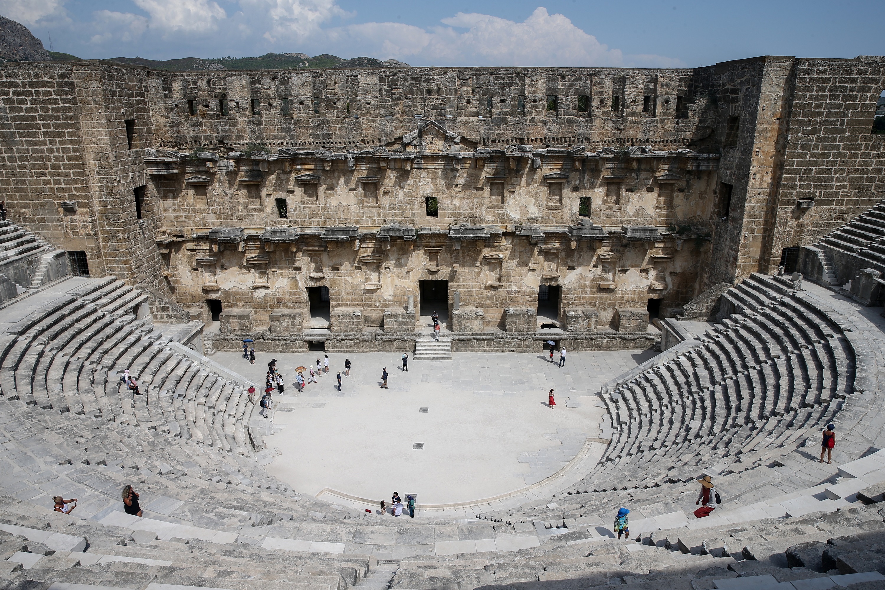 Aspendos Antique Theatre in Turkey's Antalya