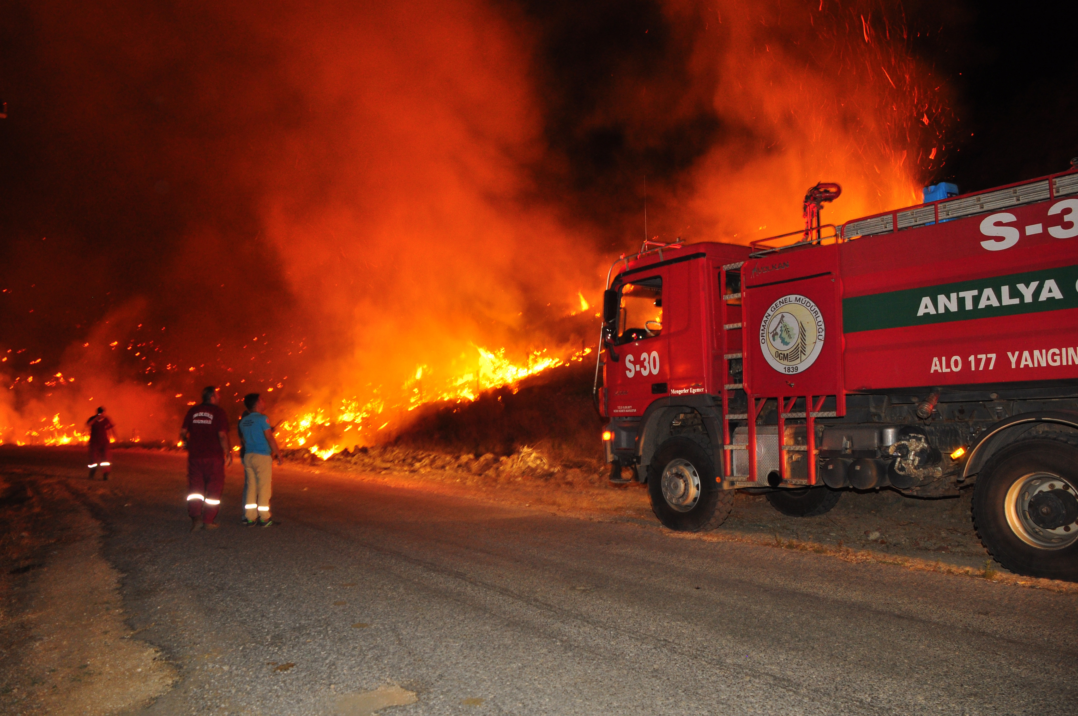 Forest Fire In Turkey S Antalya