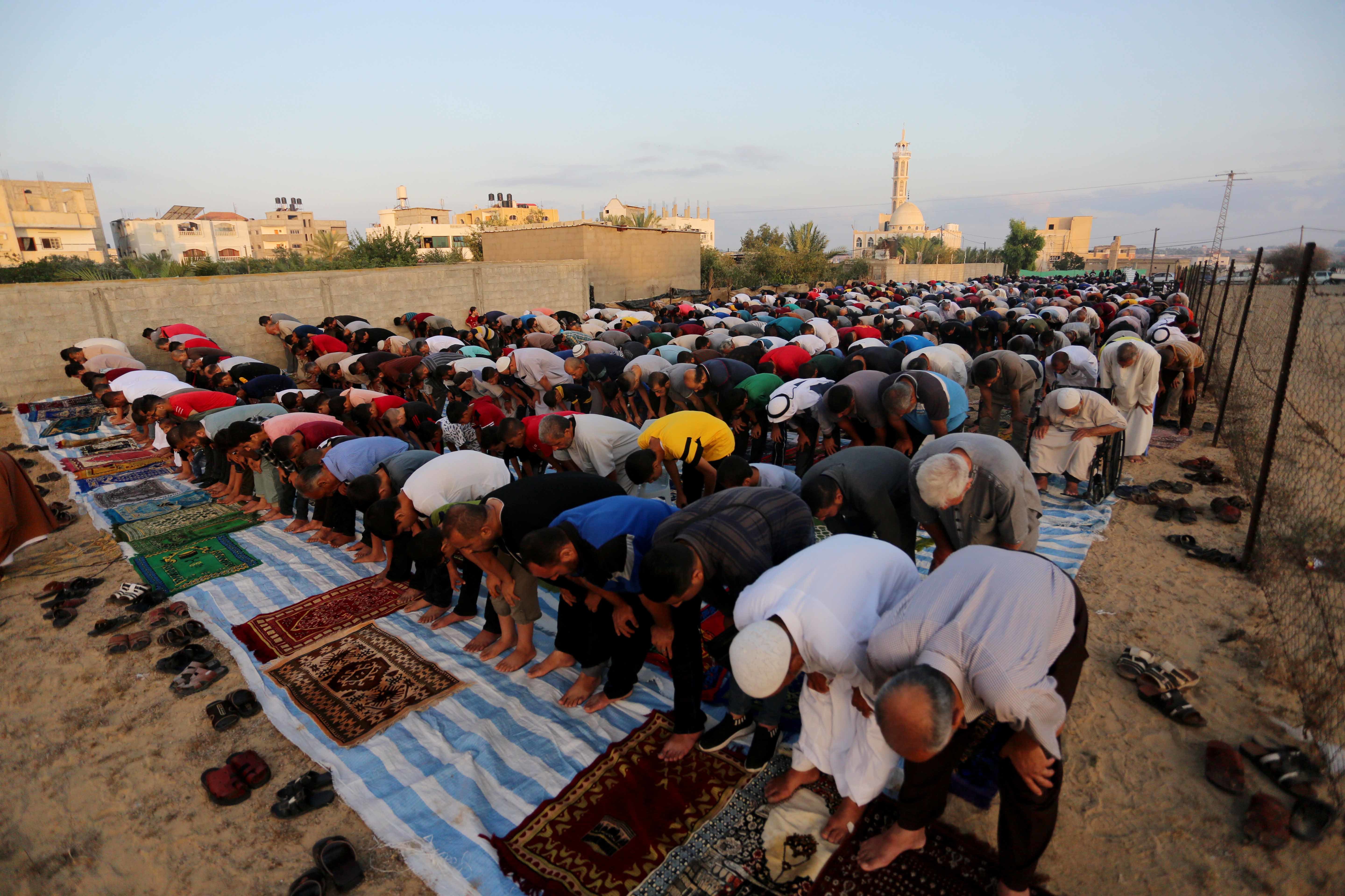 Eid alAdha prayer in Gaza