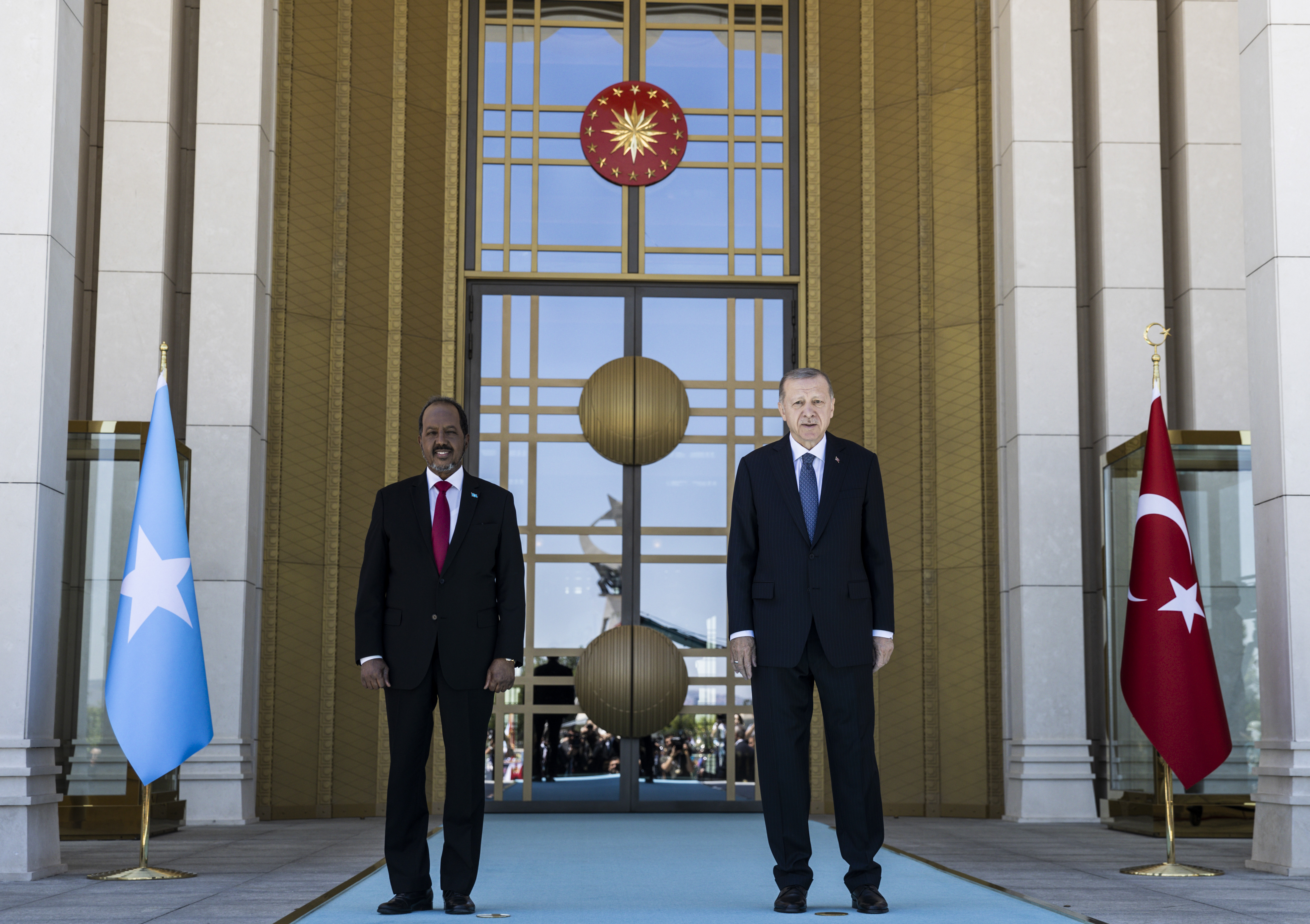 صور استقبال الرئيس أردوغان للرئيس الصومالي في أنقرة