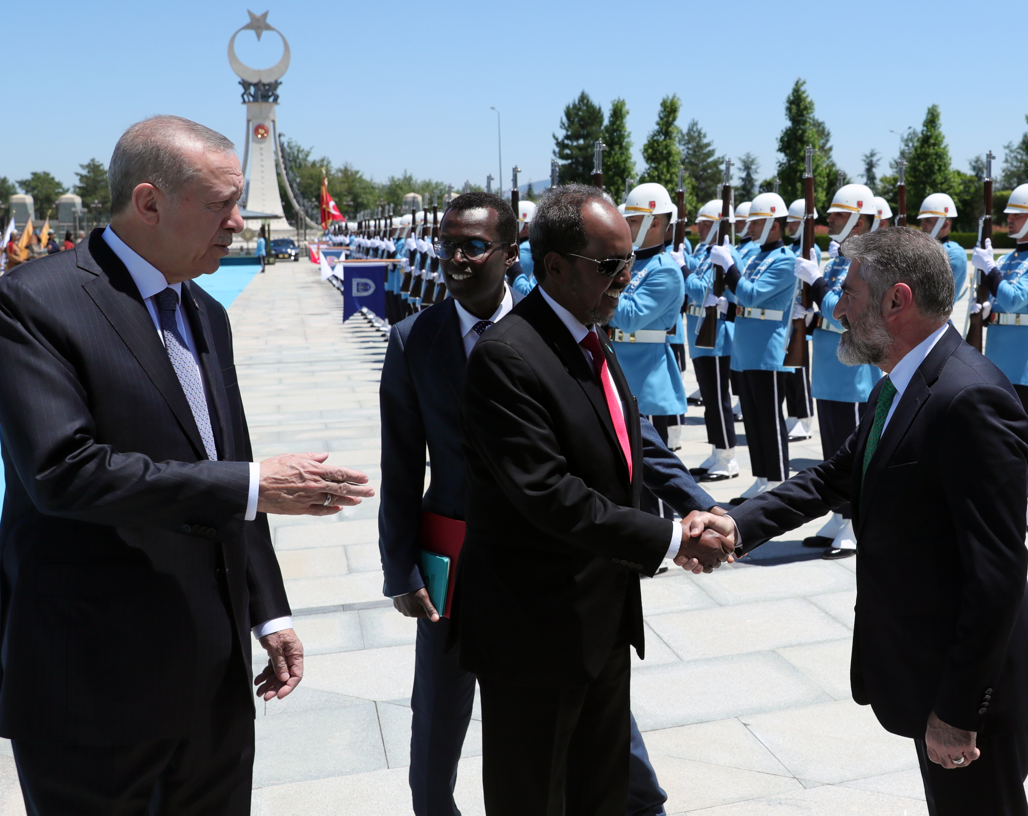 صور استقبال الرئيس أردوغان للرئيس الصومالي في أنقرة