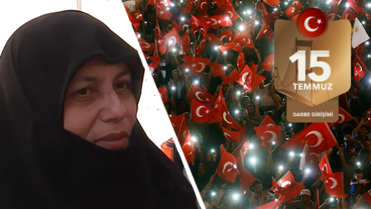 Kamyonla darbe nöbetine