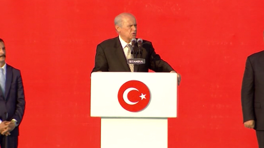Bahçeli'nin 'Yenikapı' konuşması